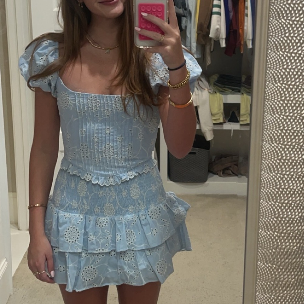 Light blue dress set